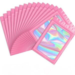 20 Resealable Pink Bags - NWT